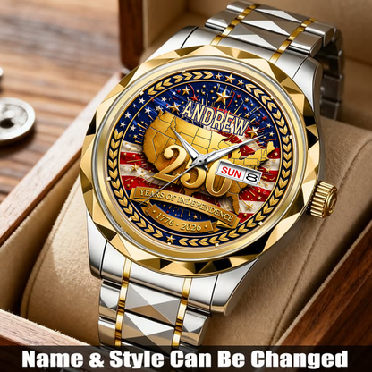 ANDREW - TC01WT010 - Customized 250th Anniversary USA Watch