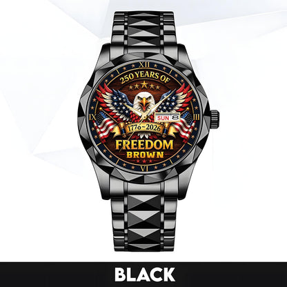 BROWN - TC01WT003 - United State 250th Anniversary Customized Watch