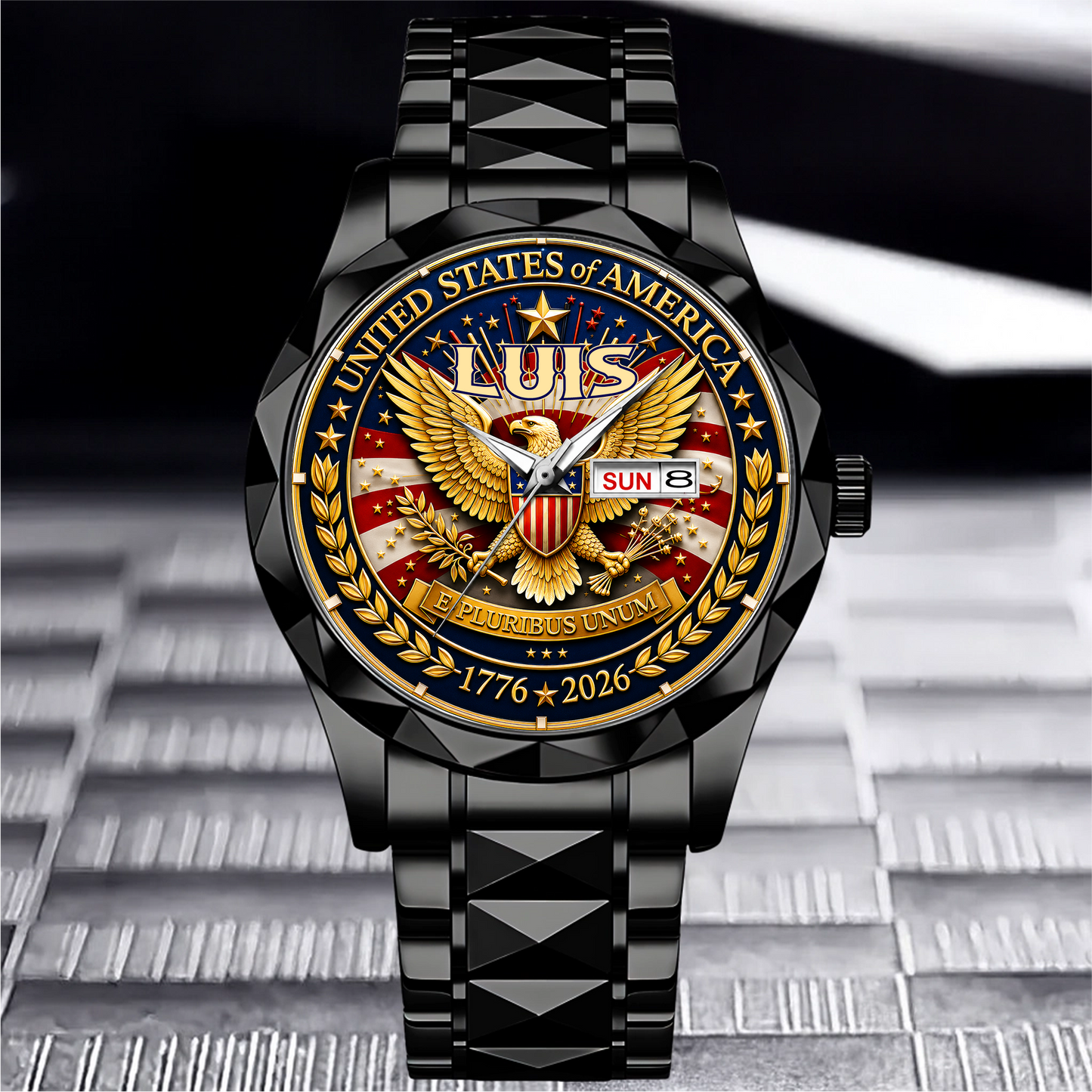 LUIS - TC01WT009 - Customized 250th Anniversary USA Watch
