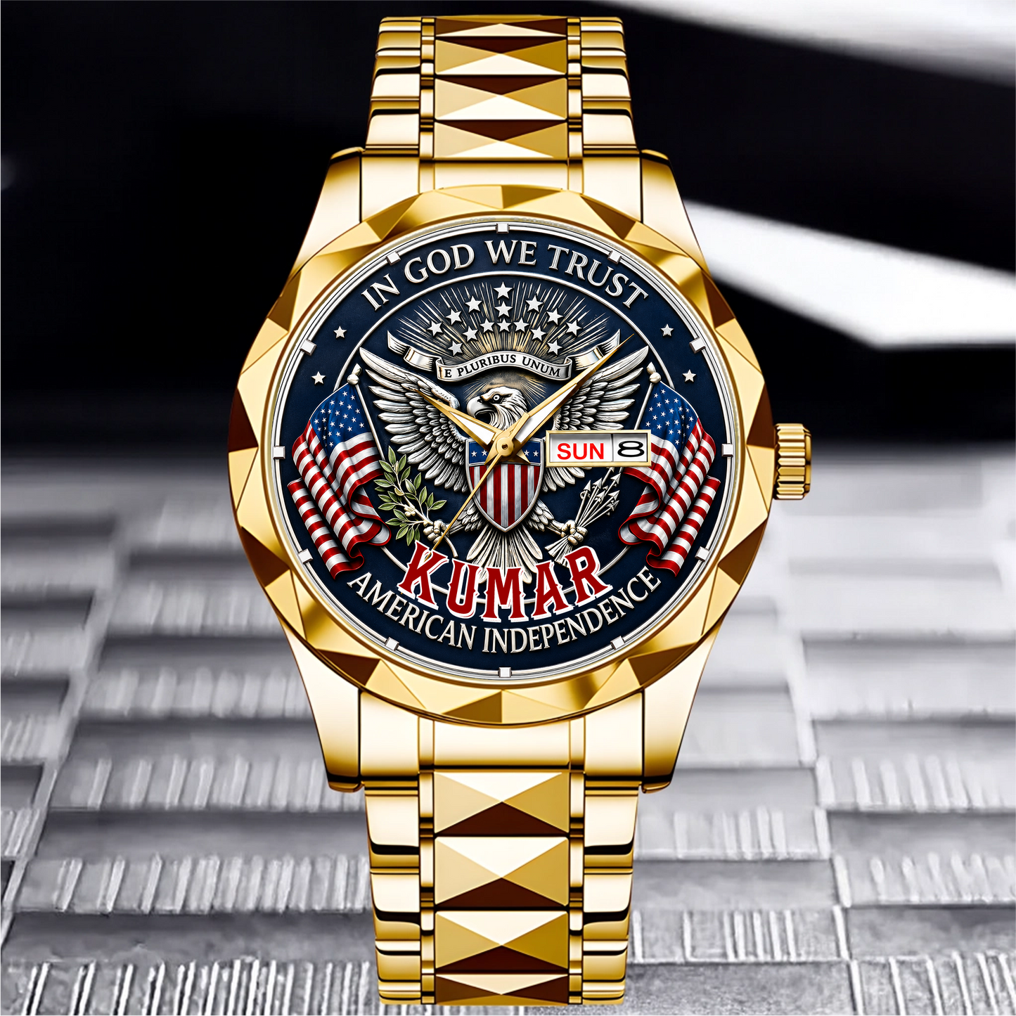 KUMAR - TC01WT007 - Customized USA 250th Anniversary Capitol Watch