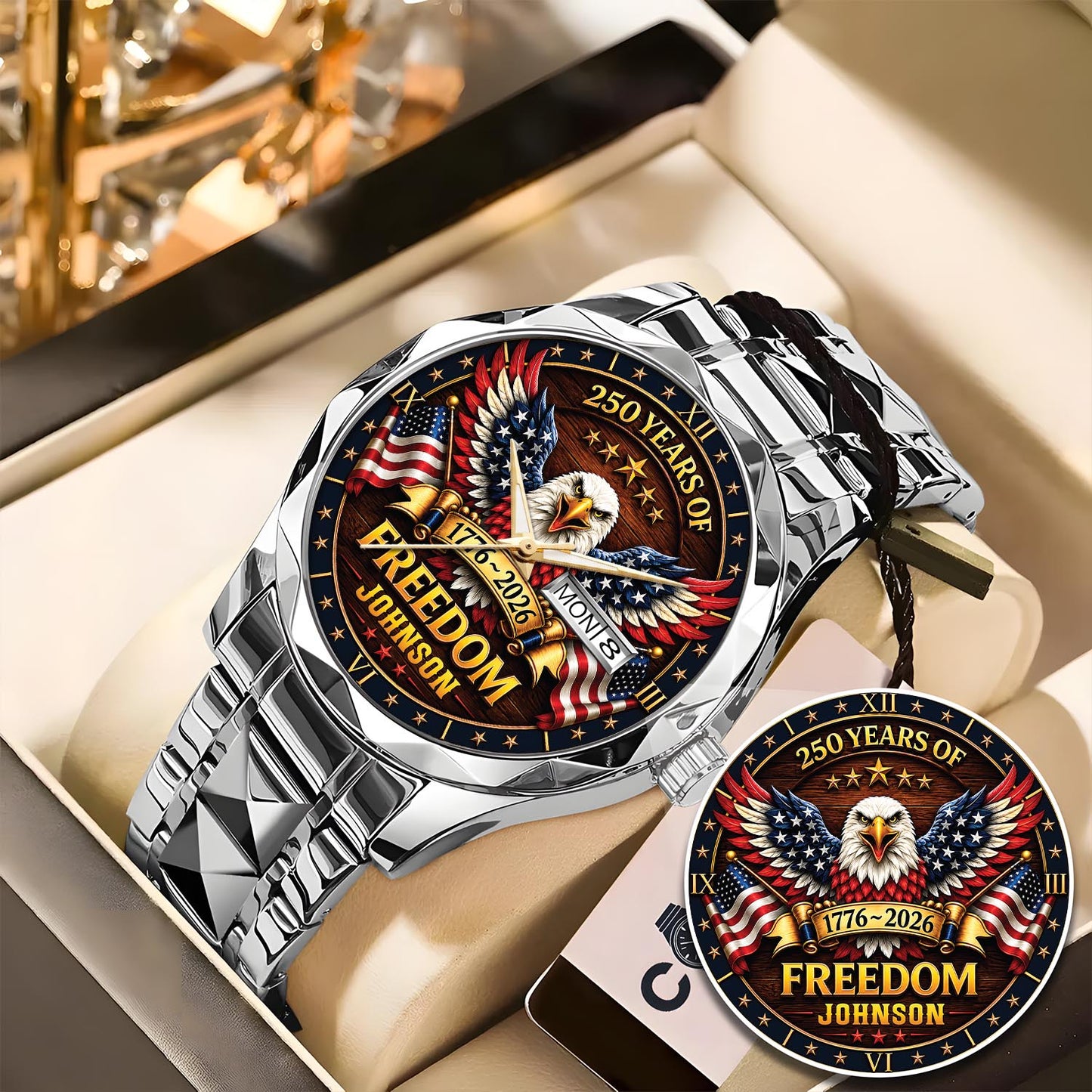 JOHNSON - TC01WT003 - United State 250th Anniversary Customized Watch
