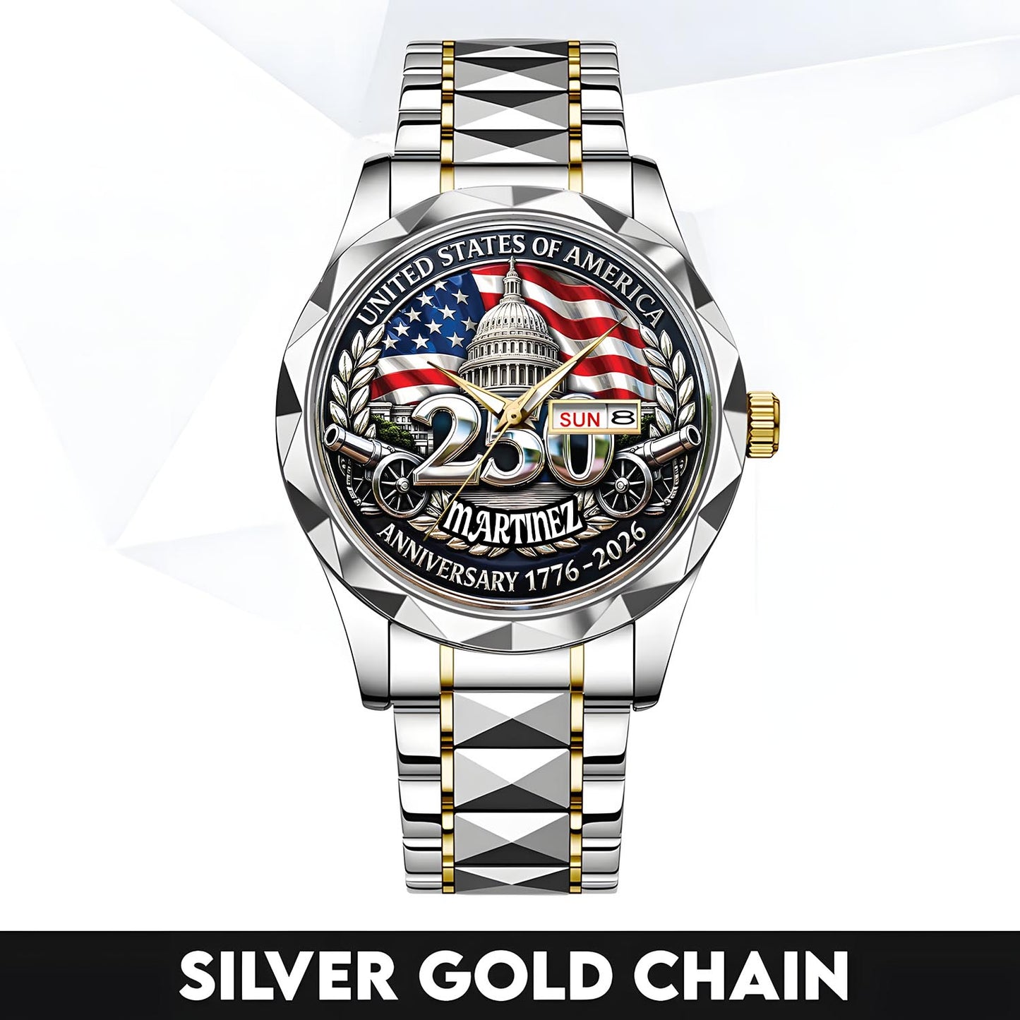 MARTINEZ - TC01WT005 - Customized USA 250th Anniversary Capitol Watch