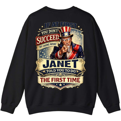 JANET - TC01TS018 - If At First You Don't Succeed, Try Doing What JANET Told You To Do The First Time