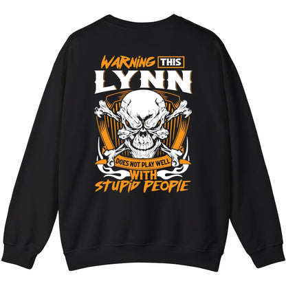 LYNN - TC01TS003 - Warning This LYNN Does Not Play Well With Stupid People - Personalized Shirt, Premium Gift for Anniversary