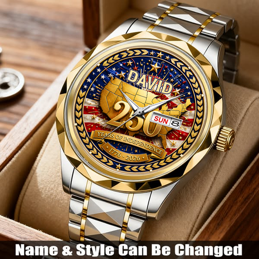 DAVID - TC01WT010 - Customized 250th Anniversary USA Watch