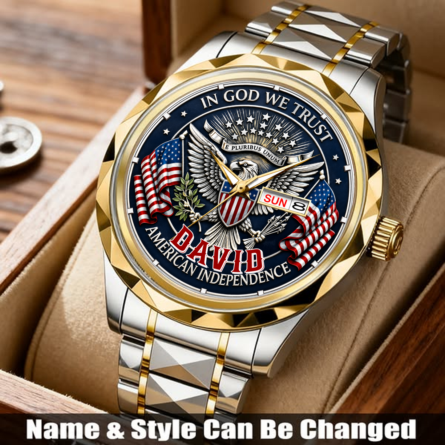 DAVID - TC01WT007 - Customized USA 250th Anniversary Capitol Watch