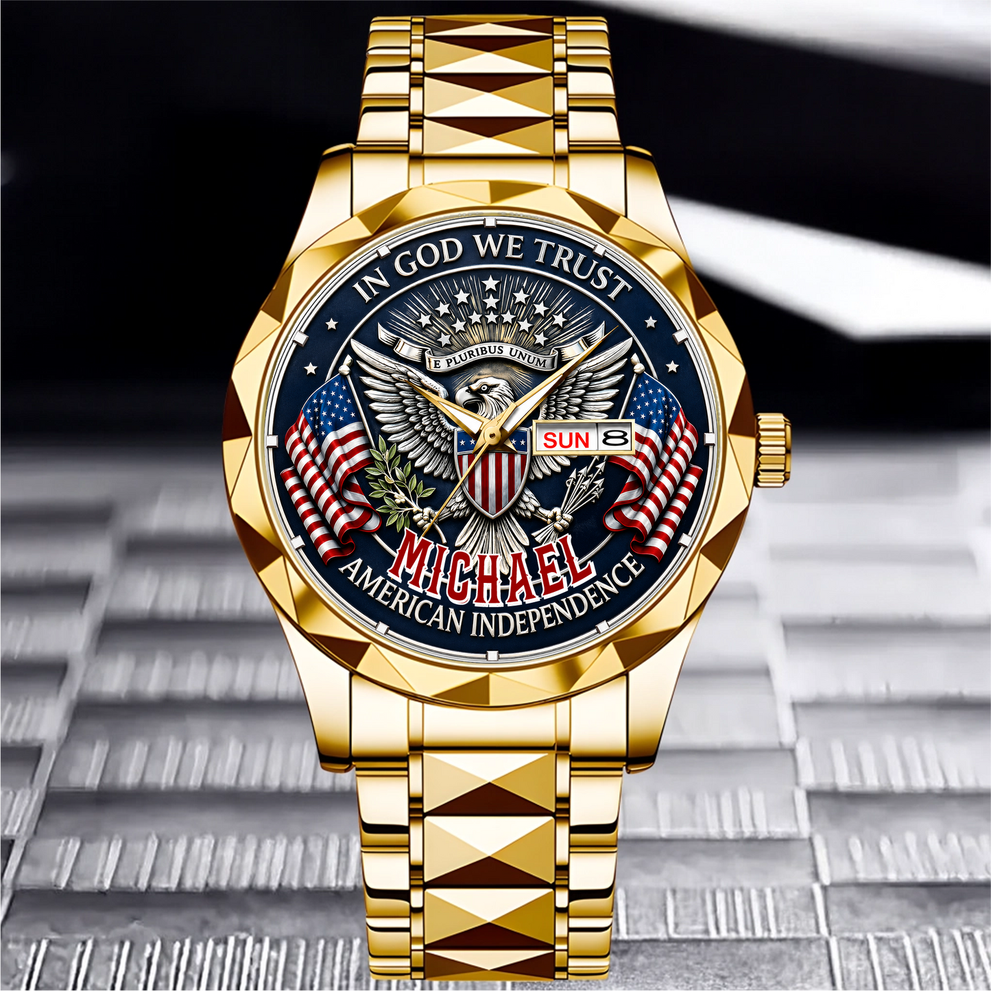 MICHAEL - TC01WT007 - Customized USA 250th Anniversary Capitol Watch