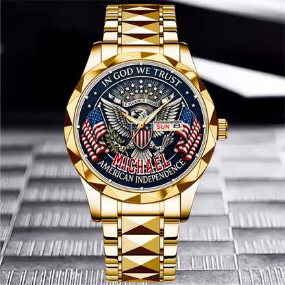 MICHAEL - TC01WT007 - Customized USA 250th Anniversary Capitol Watch