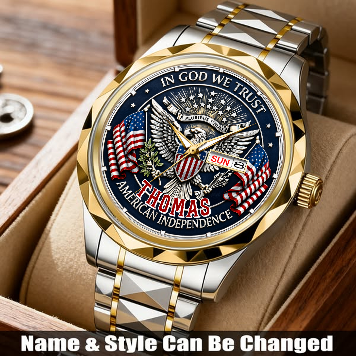 THOMAS - TC01WT007 - Customized USA 250th Anniversary Capitol Watch