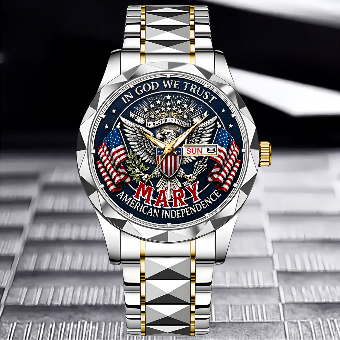 MARY - TC01WT007 - Customized USA 250th Anniversary Capitol Watch