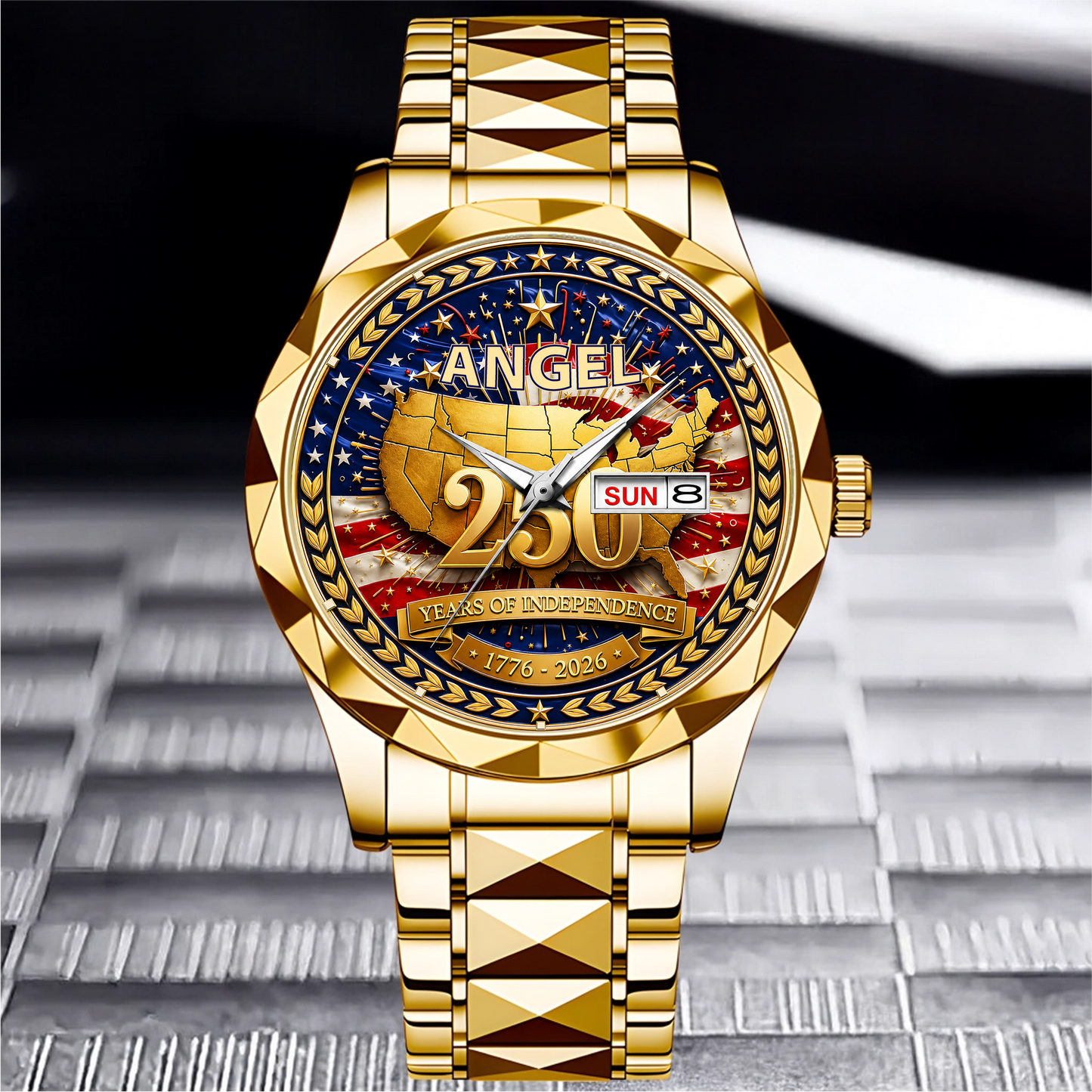 ANGEL - TC01WT010 - Customized 250th Anniversary USA Watch
