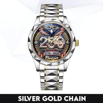 BRIAN - TC01WT006 - Constitution & Liberty Customized America 250th Anniversary Watch