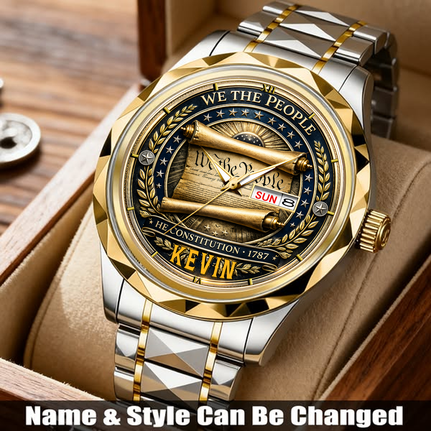 KEVIN - TC01WT008 - Constitution & Liberty Customized America 250th Anniversary Watch