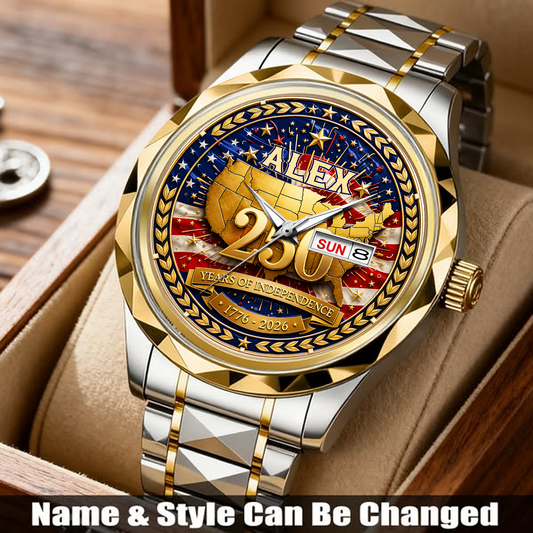 ALEX - TC01WT010 - Customized 250th Anniversary USA Watch