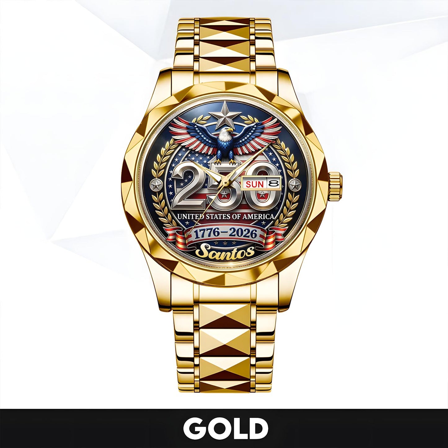 SANTOS - TC01WT006 - Constitution & Liberty Customized America 250th Anniversary Watch