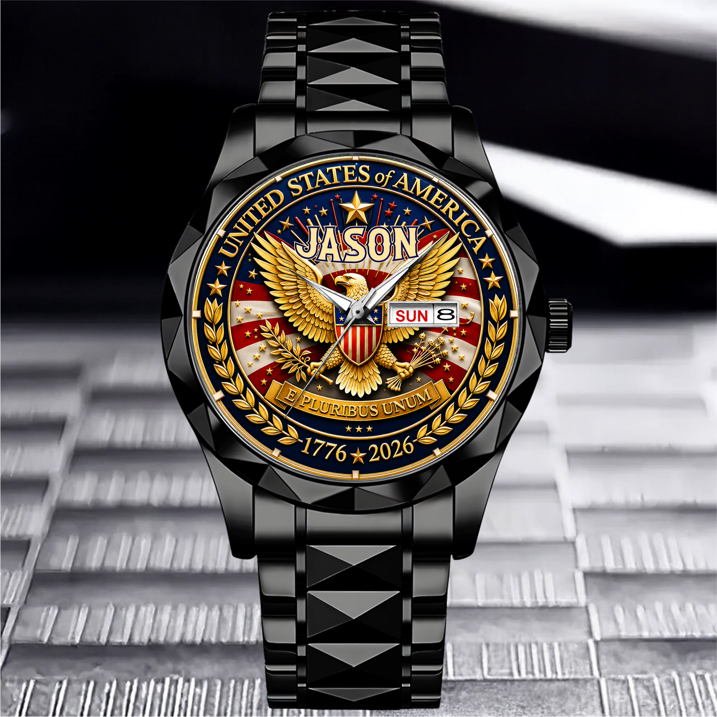 JASON - TC01WT009 - Customized 250th Anniversary USA Watch
