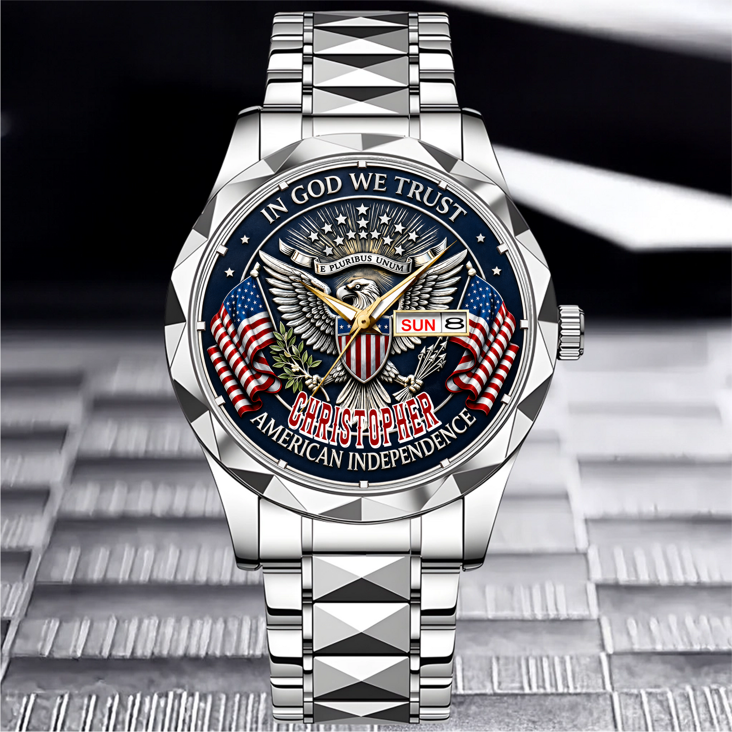 CHRISTOPHER - TC01WT007 - Customized USA 250th Anniversary Capitol Watch