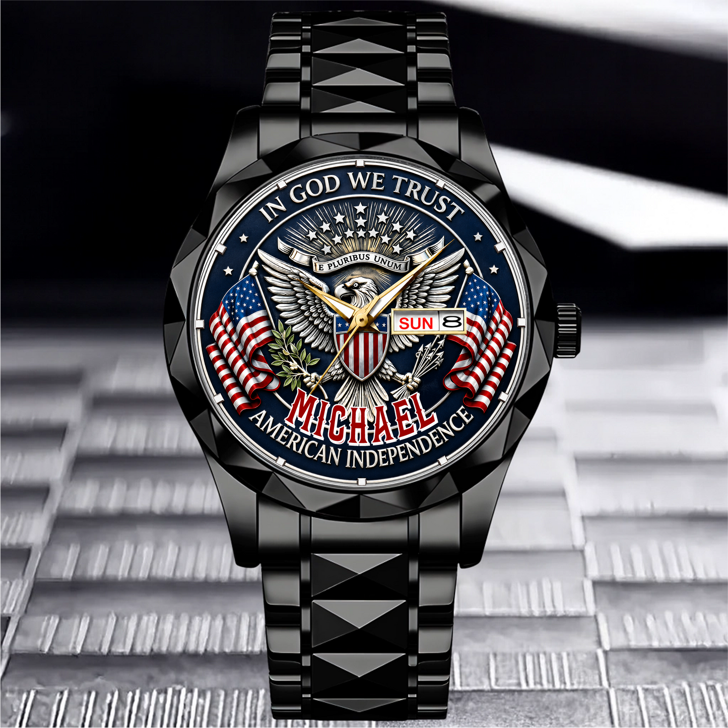 MICHAEL - TC01WT007 - Customized USA 250th Anniversary Capitol Watch