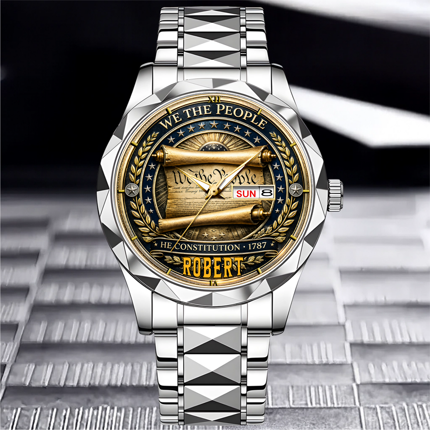 ROBERT - TC01WT008 - Constitution & Liberty Customized America 250th Anniversary Watch
