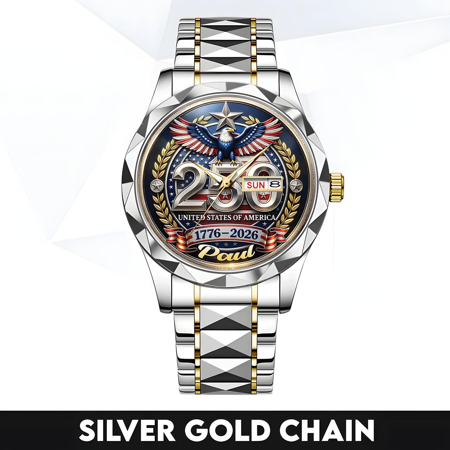 PAUL - TC01WT006 - Constitution & Liberty Customized America 250th Anniversary Watch