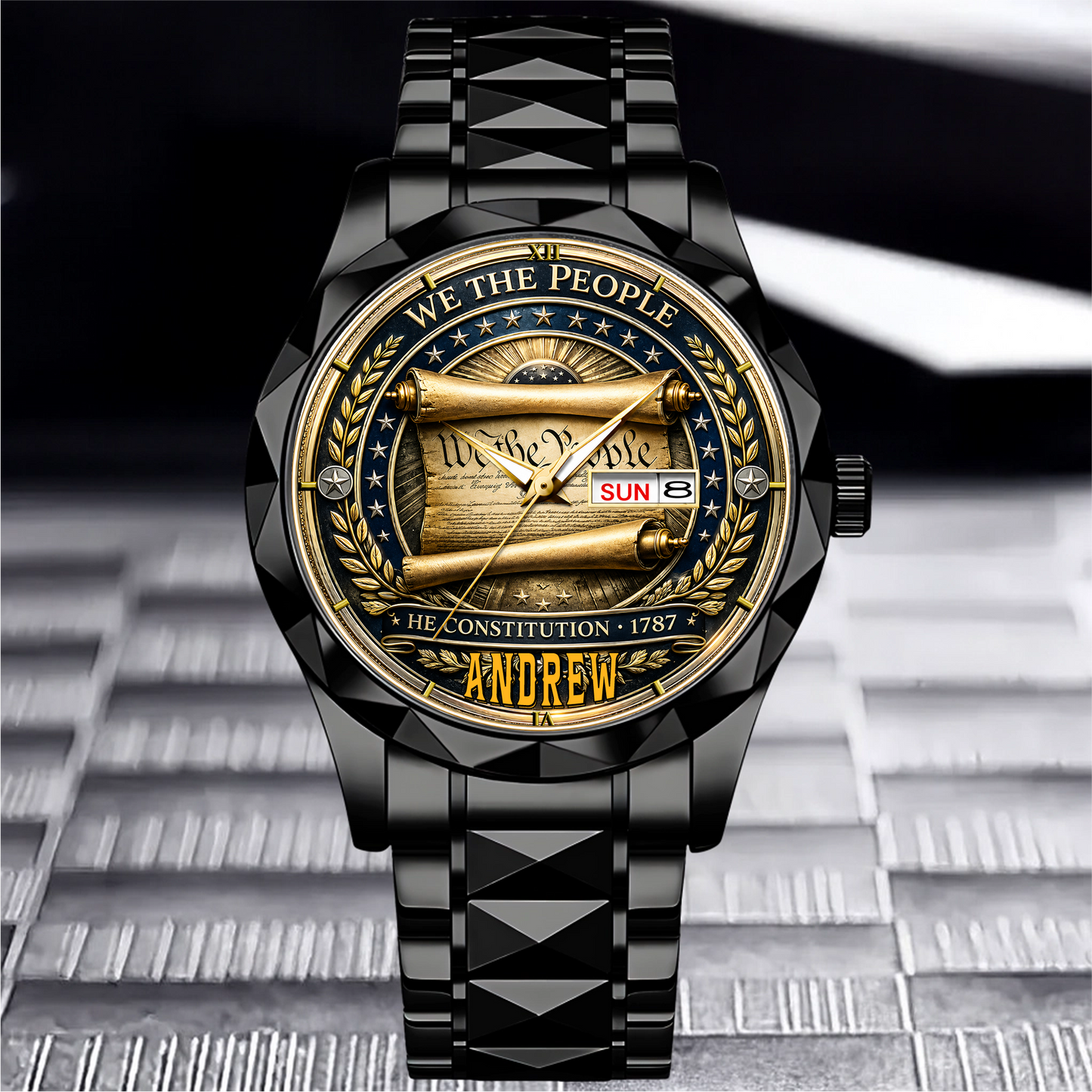 ANDREW - TC01WT008 - Constitution & Liberty Customized America 250th Anniversary Watch