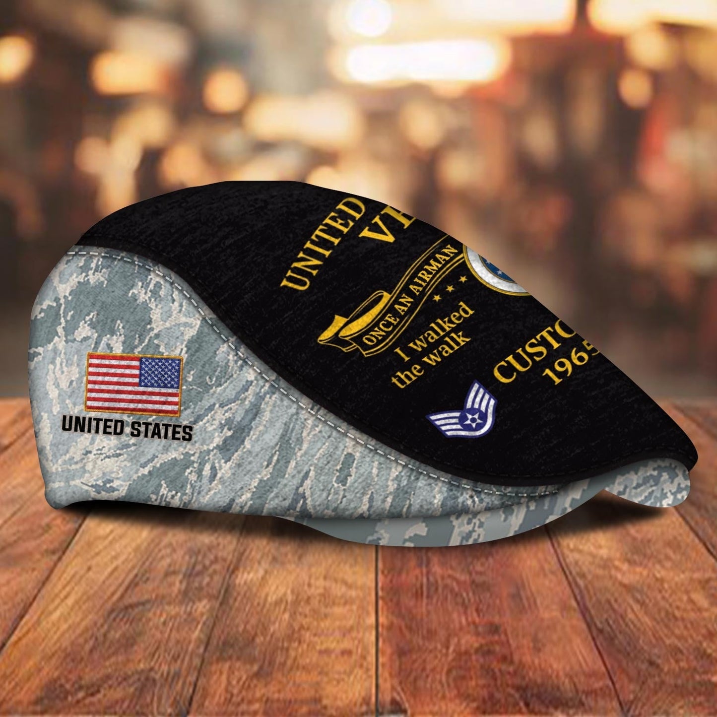 Custom U.S. Air Force Jeff Cap – Heritage Oath Emblem