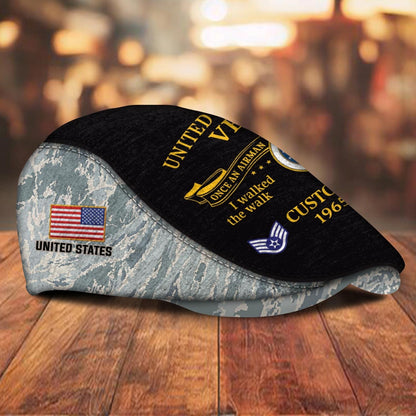 Custom U.S. Air Force Jeff Cap – Heritage Oath Emblem