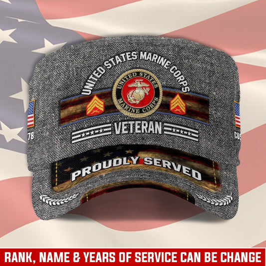 US Marine Corps – Military Cap -  Legacy Service Crest