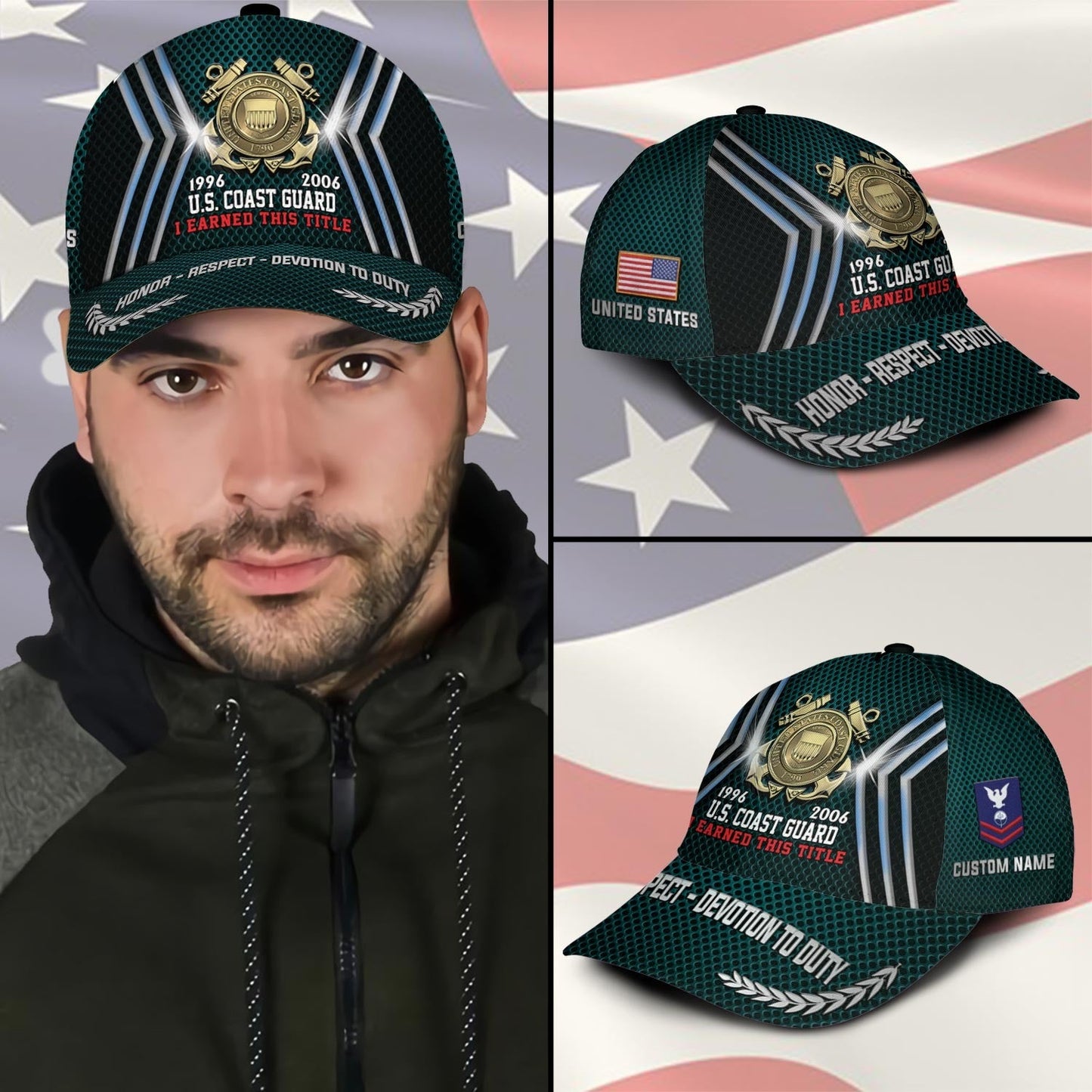 US Coast Guard – Classic Cap –  Combat Tech Emblem