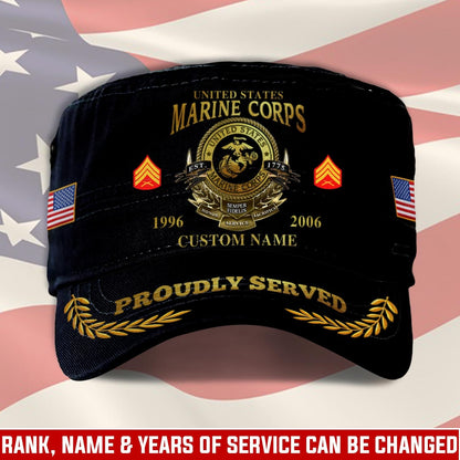 US Marine Corps – Military Cap -  Noble Service Emblem
