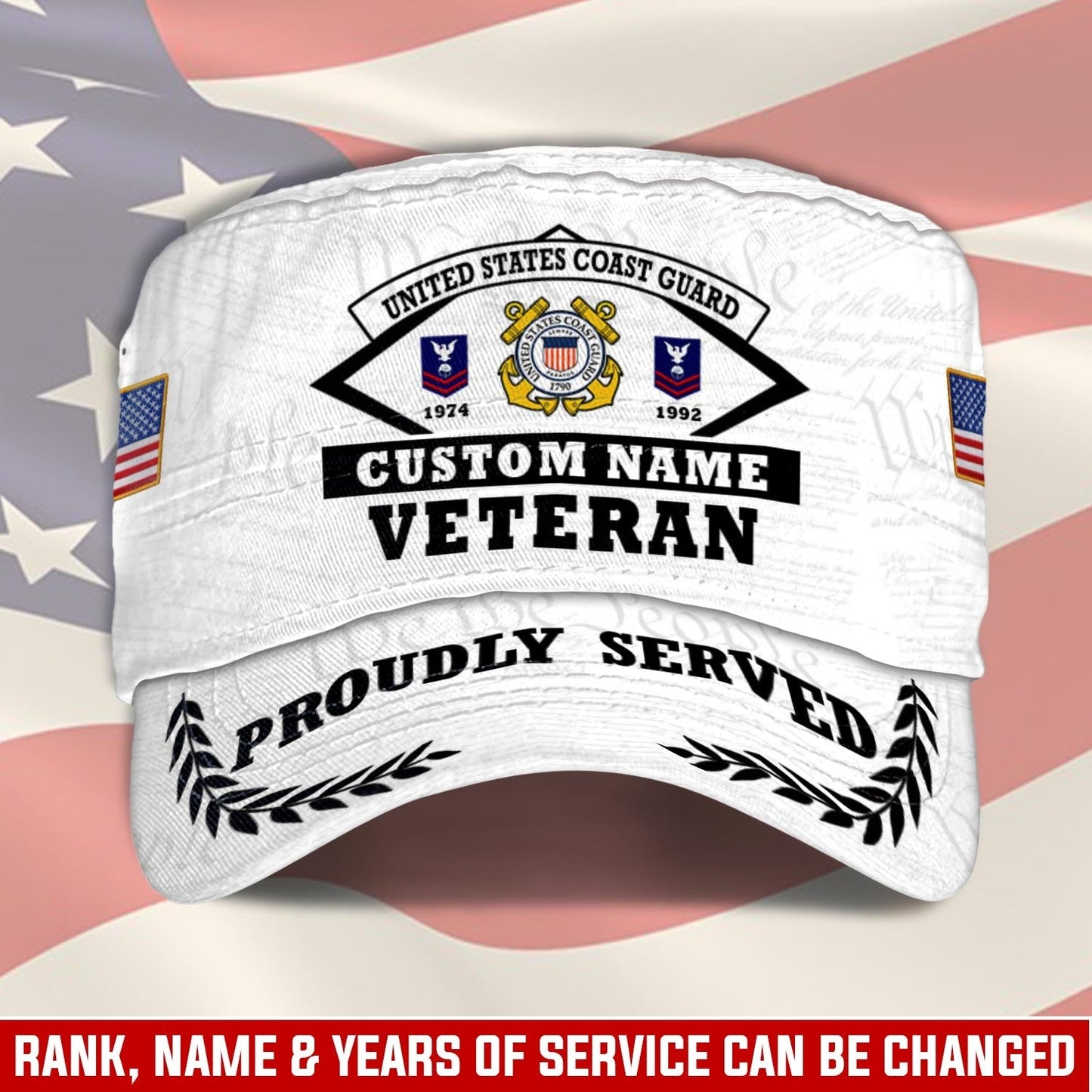 US Coast Guard – Military Cap - Veteran Proud Served