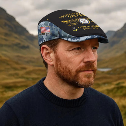 Custom U.S. Navy Jeff Cap –  Heritage Oath Emblem