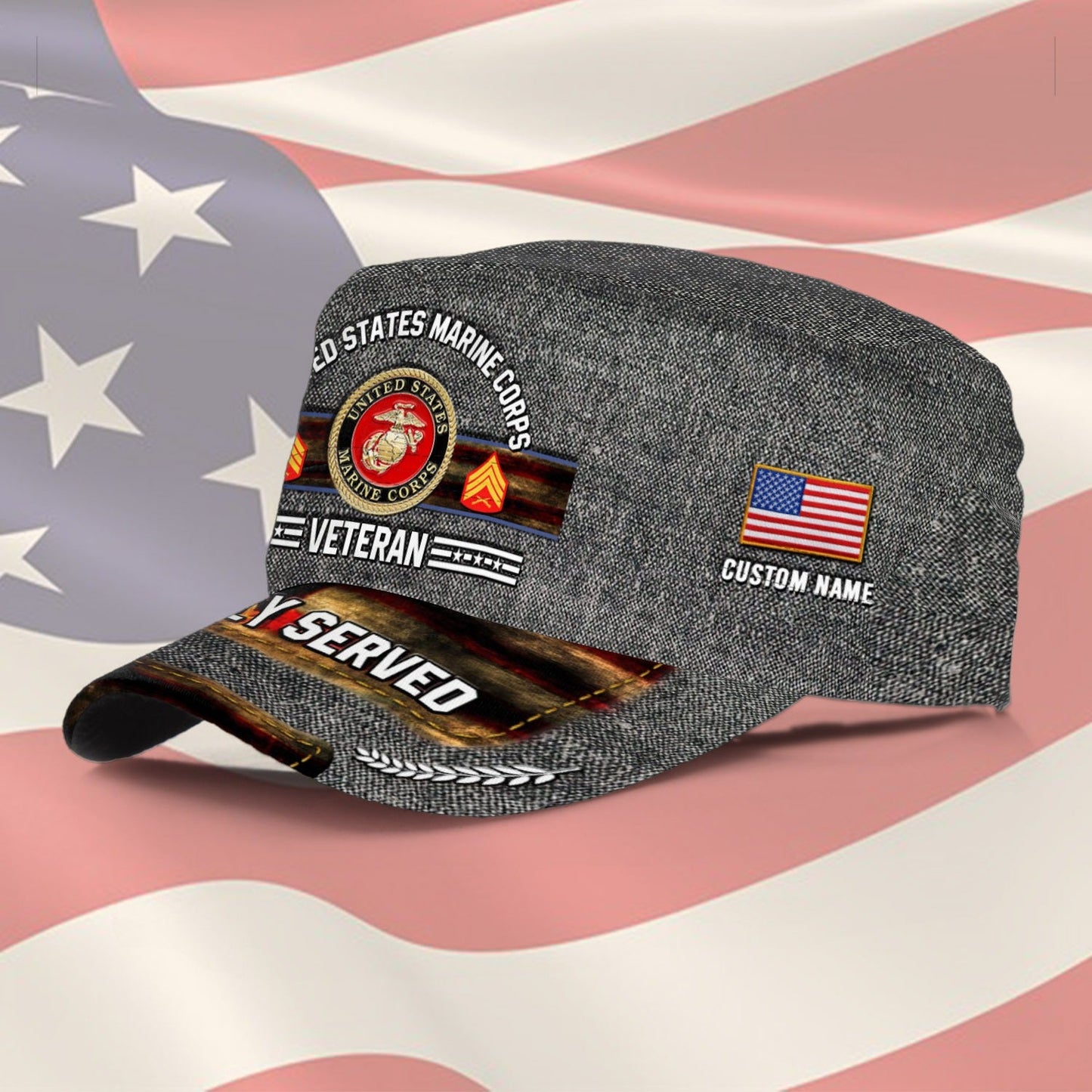US Marine Corps – Military Cap -  Legacy Service Crest