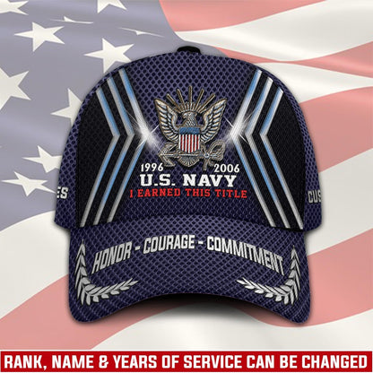 US Navy – Classic Cap –Combat Tech Emblem
