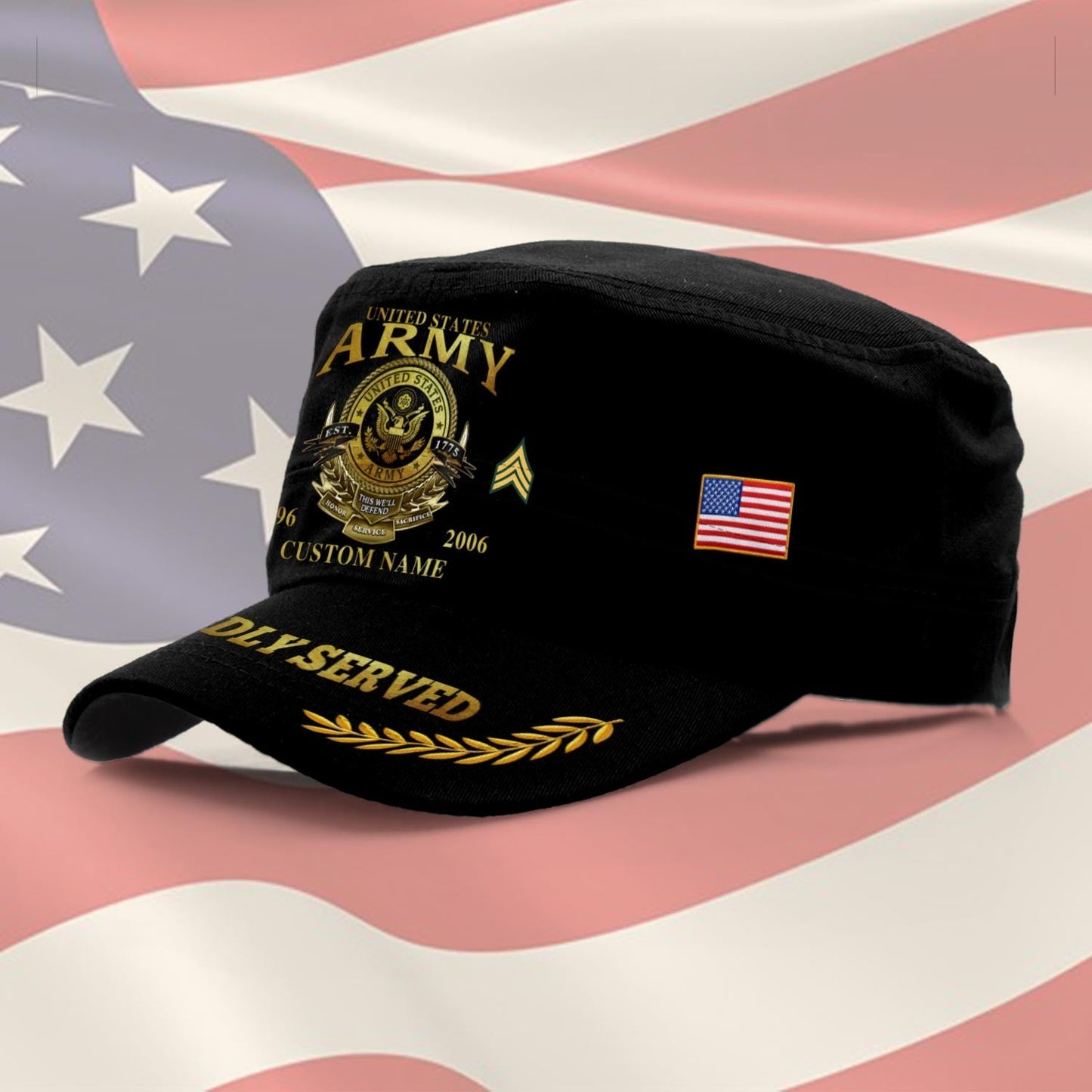 US Army – Military Cap – Noble Service Emblem