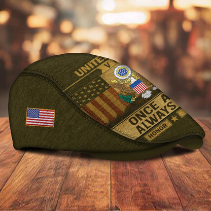 Custom U.S. Army Jeff Cap –  Old School Veteran Patch