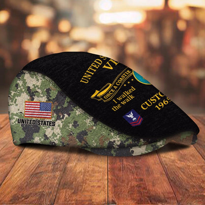 Custom U.S. Coast Guard Jeff Cap –  Heritage Oath Emblem
