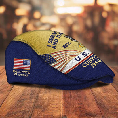 Custom U.S. Navy Jeff Cap –  Heritage Flag Emblem
