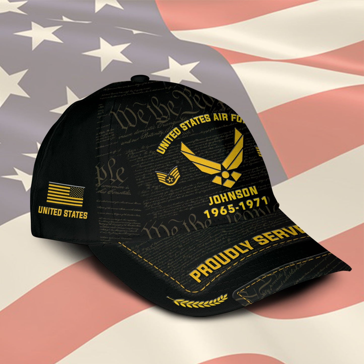 US Air Force – Classic Cap –  We The People Black