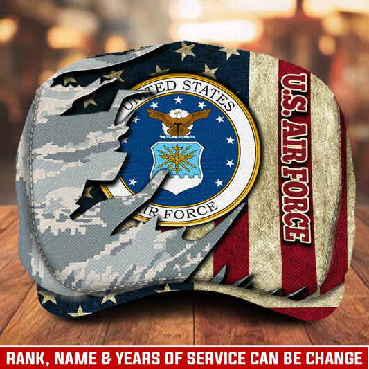 Custom U.S. Air Force Jeff Cap – Served With Pride