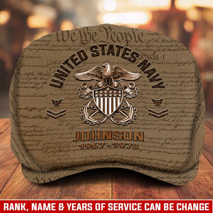 Custom U.S. Navy Jeff Cap –  Vintage Eagle Cap