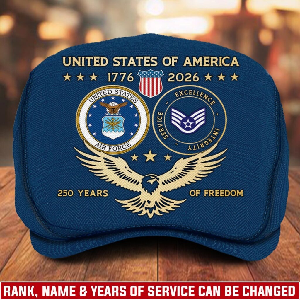 Custom U.S. Air Force Jeff Cap – 250 YEARS OF FREEDOM