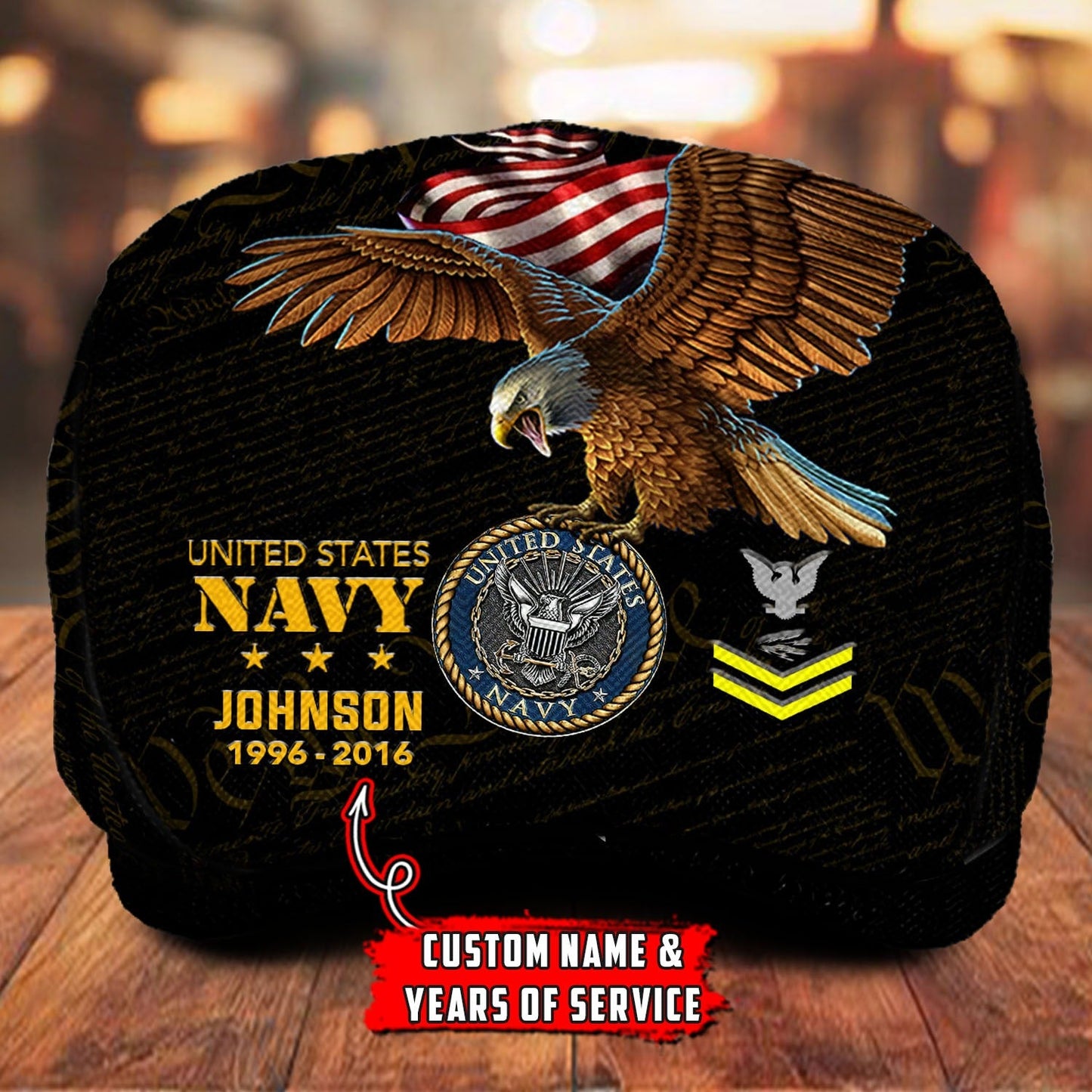 Custom U.S. Navy Veteran Jeff Cap – American Eagle Valor