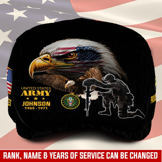 Custom U.S. Army Jeff Cap – Bald Eagle Design