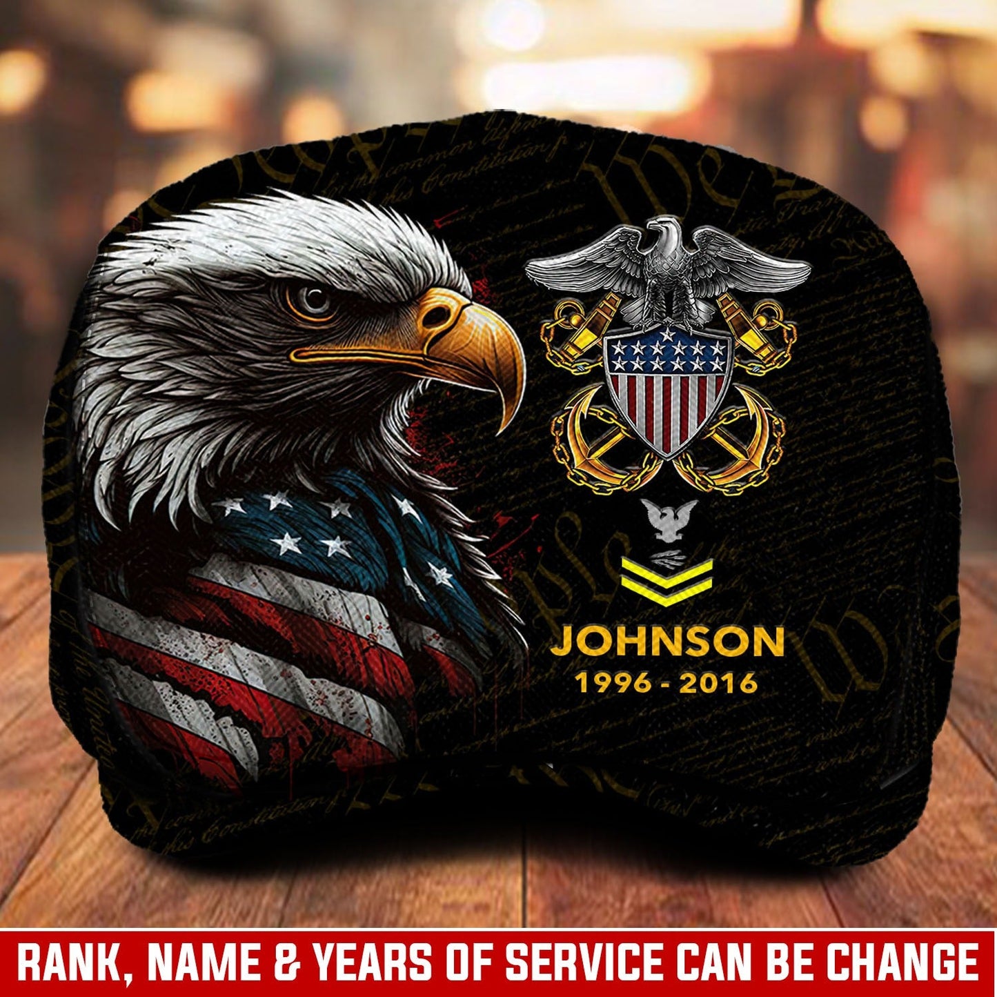 Custom U.S. Navy Jeff Cap – Semper Paratus