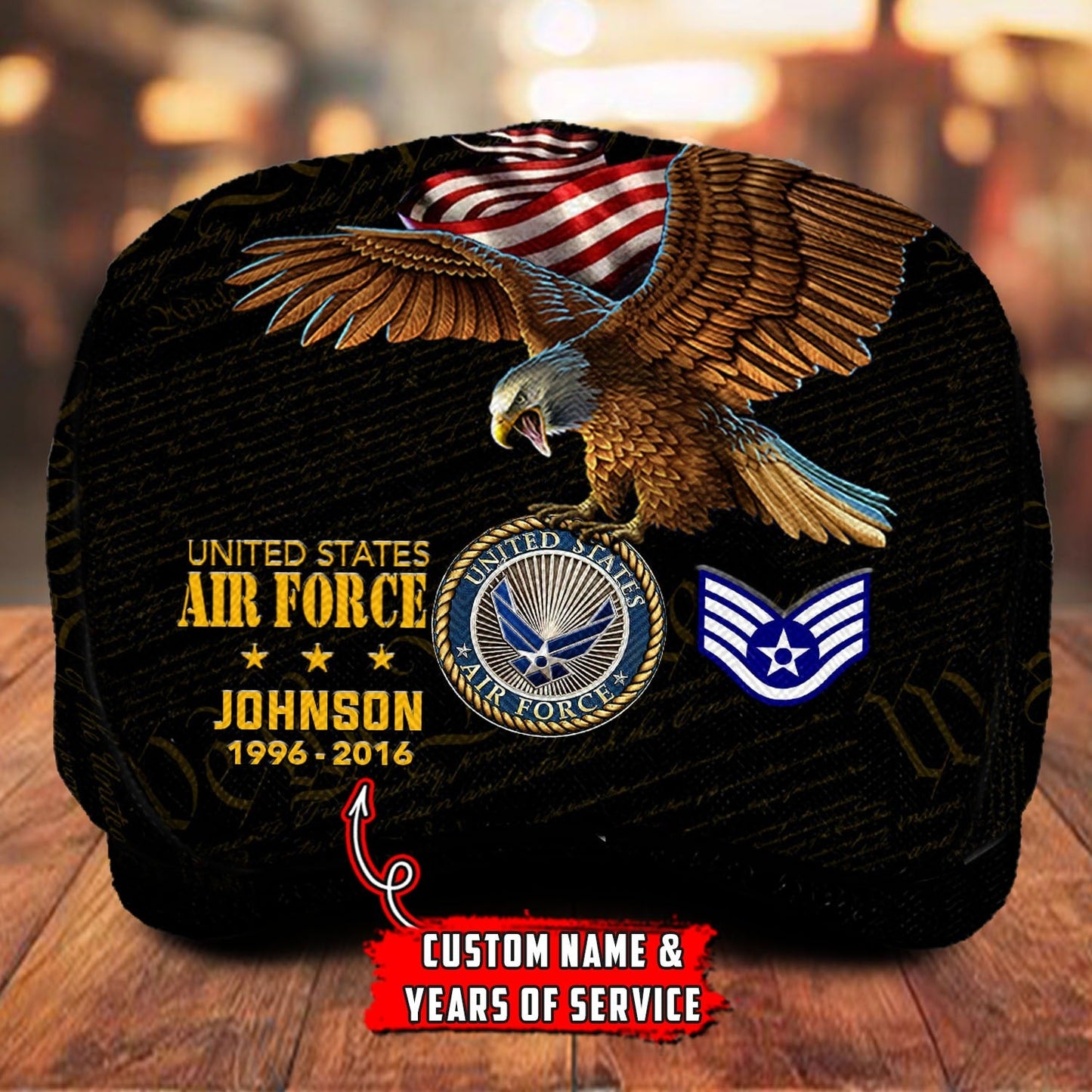 Custom U.S. Air Force Veteran Jeff Cap – American Eagle Valor