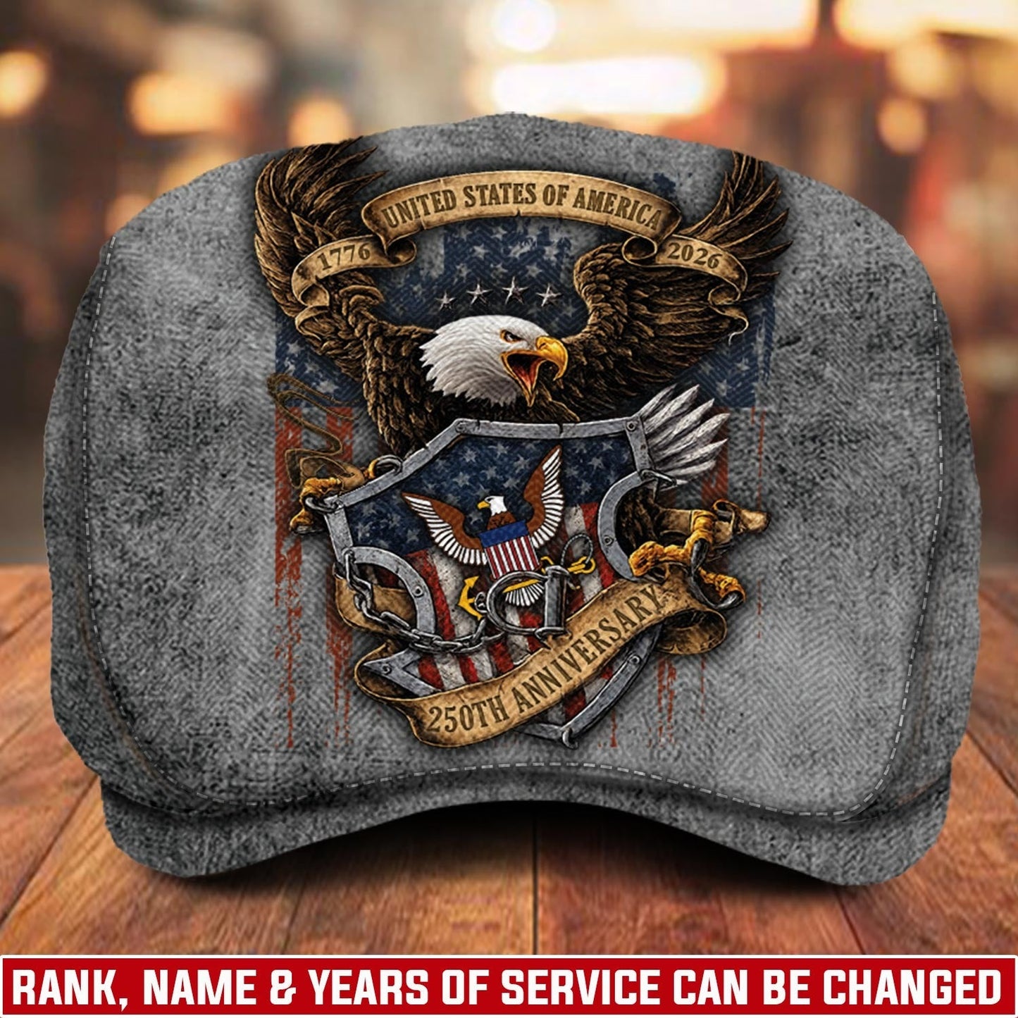 Custom U.S. Navy Jeff Cap –  Freedom Isn’t Free