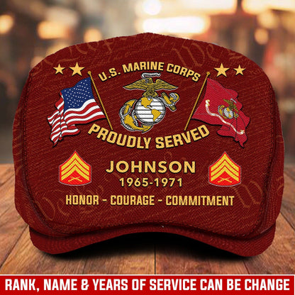 Custom U.S. Marine Corps Jeff Cap – Thank a Veteran