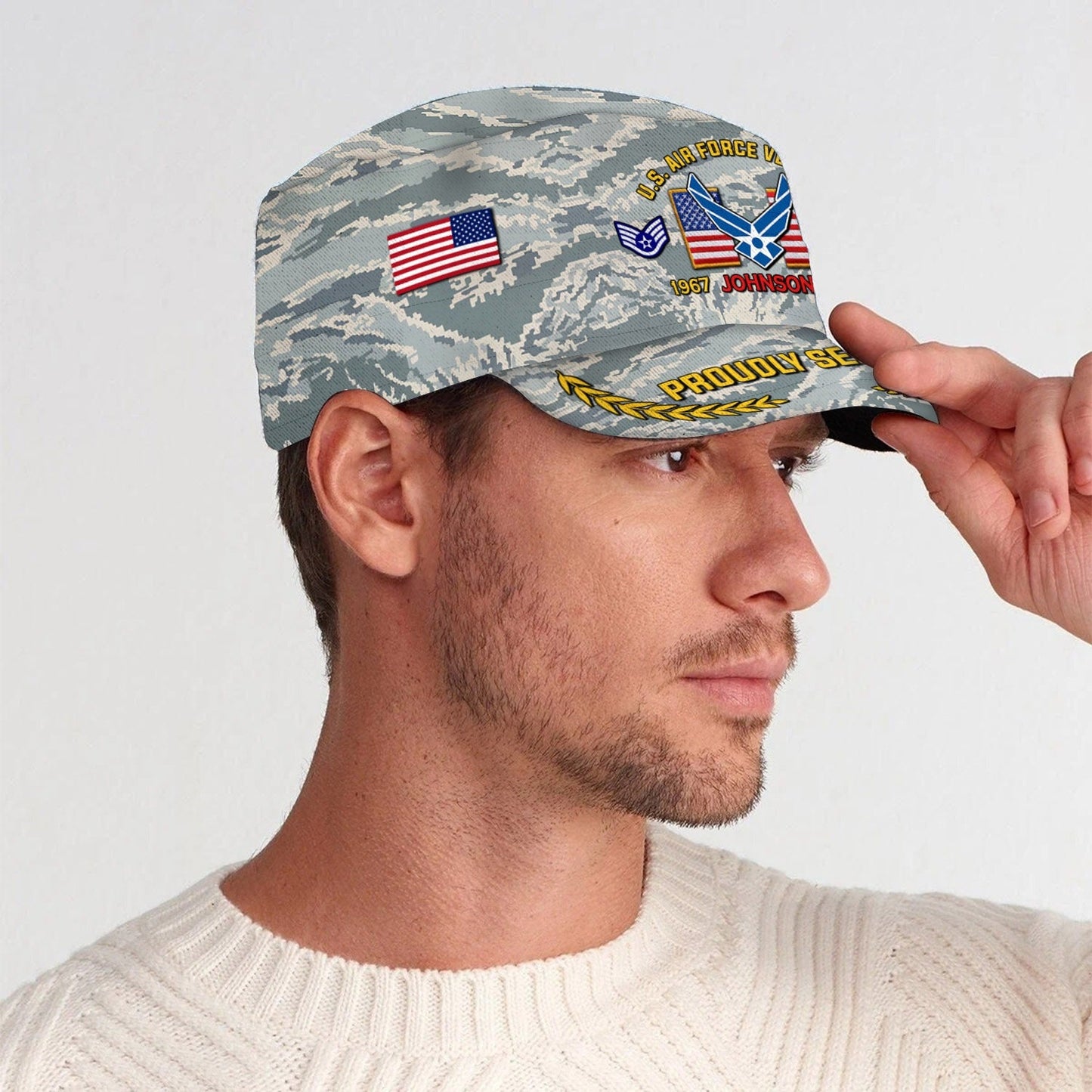 US Air Force – Military Cap - Camo Proudly Served