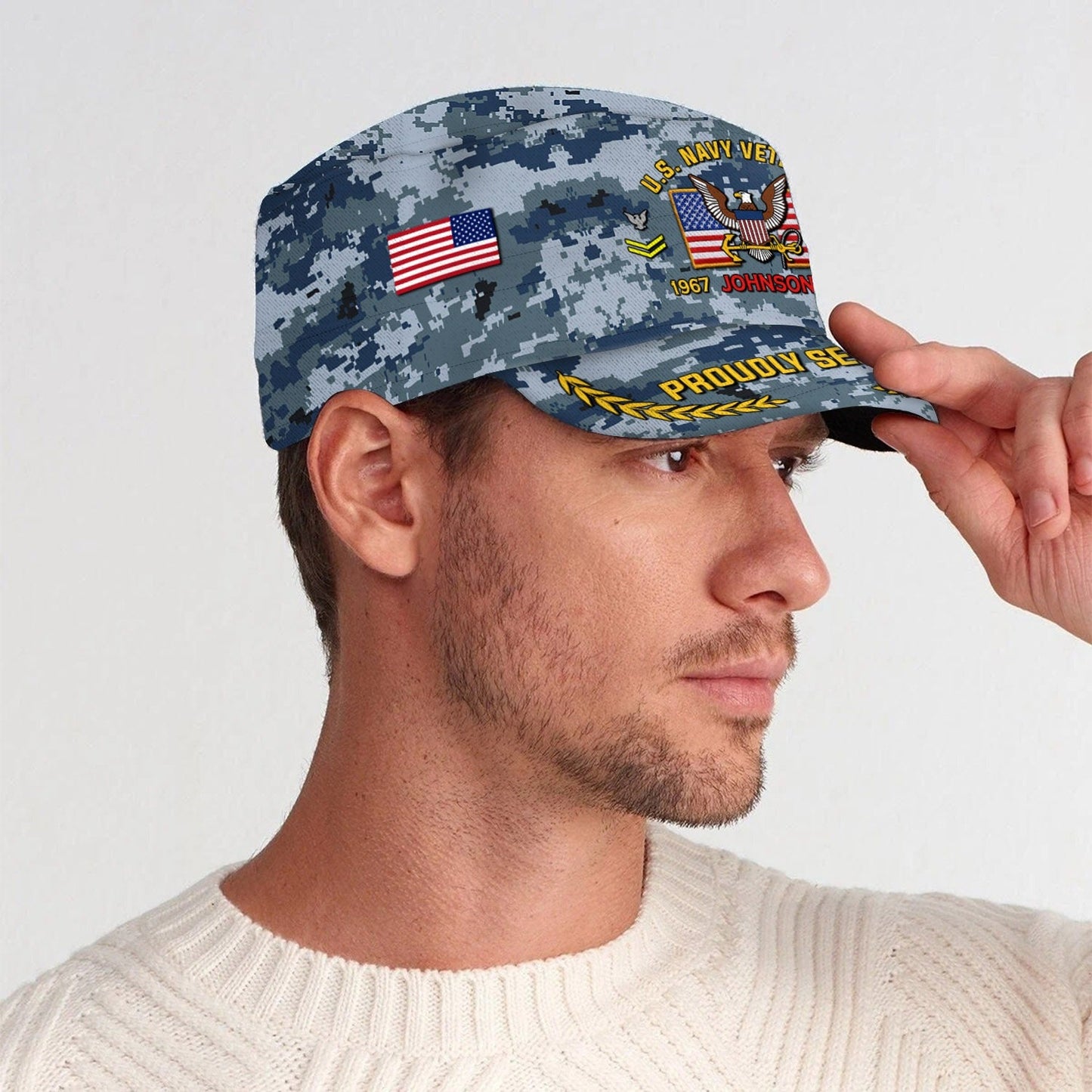 US Navy – Military Cap - Camo Proudly Served